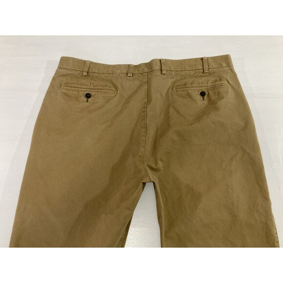 Orvis Men’s 44 Khaki Twill Pants 100% Cotton Casual Preppy Work Minimalist - Picture 4 of 12